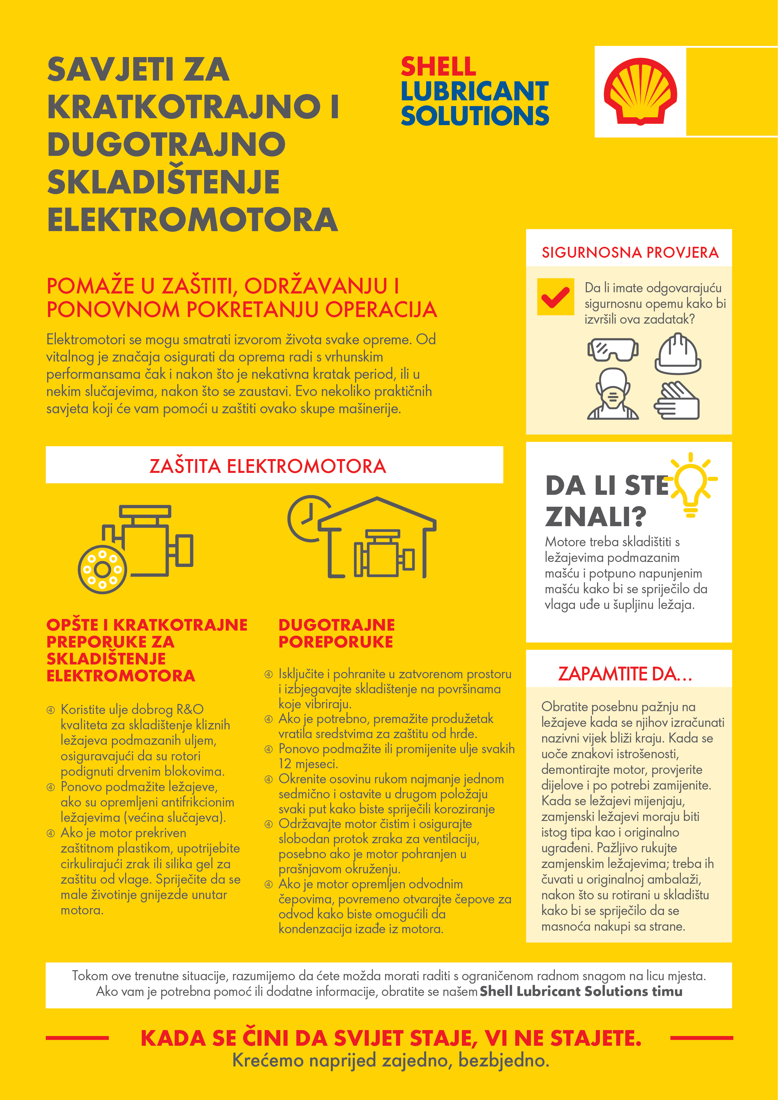 Savjeti za održavanje elektromotora