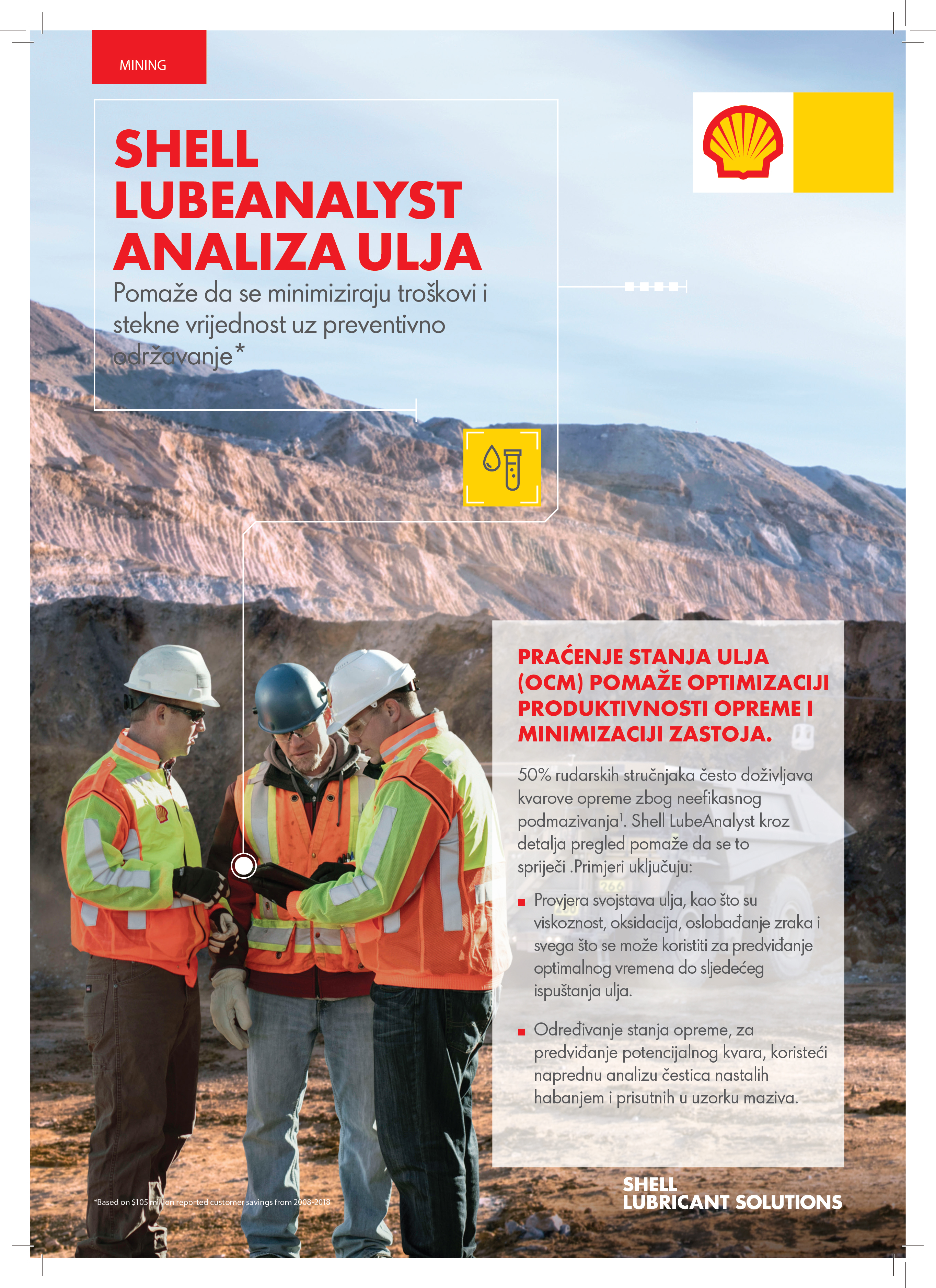 Prednosti korištenja Shell LubeAnalyst u rudarskoj industriji